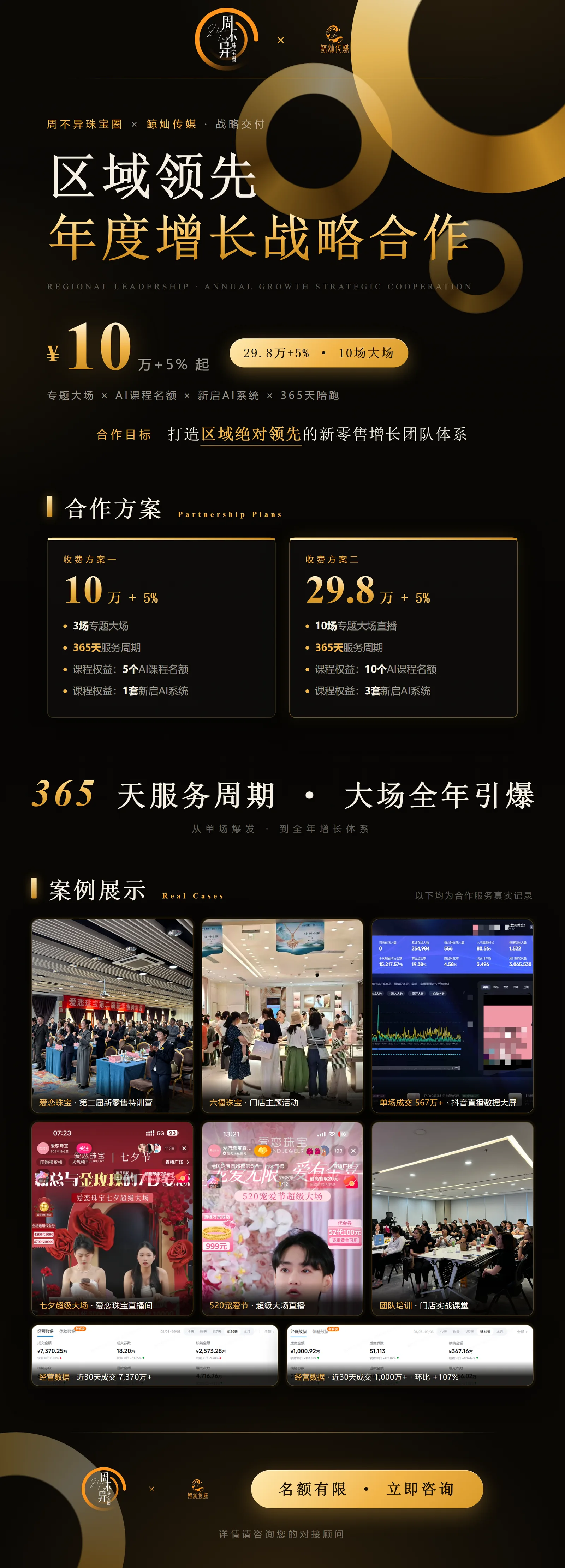 区域领先年度增长战略合作海报上半部分,完整原版海报可点击查看